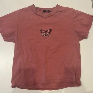 Brandy Melville butterfly Tee shirt
